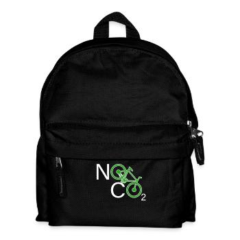 Pas de CO2 Bike Changement climatique VTT VTT E-Bike - Sac à dos Enfant - noir - Devant