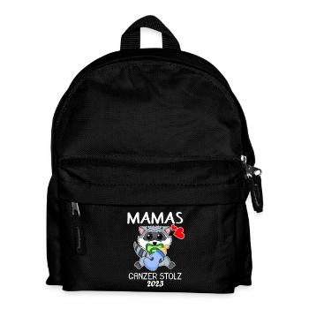 Baby 2023 - Geburt Schwanger 2023 - Kinder Rucksack - Schwarz - Vorne