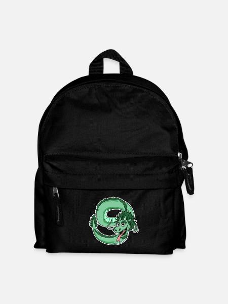 Drache - Kinder Rucksack - Schwarz