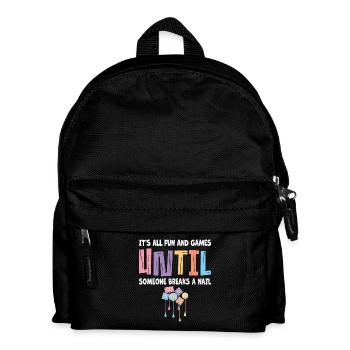 Tout juste du plaisir et des jeux pour les prothésistes ongulaires - Sac à dos Enfant - noir - Devant