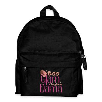 Trop glamour pour donner un sacré créateur d’ongles - Sac à dos Enfant - noir - Devant