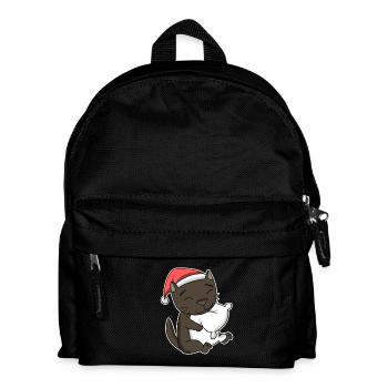 Havana Cat Christmas Sleep Tired - Kids' Backpack - black - Front