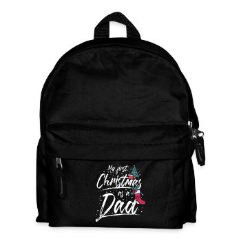 First christmas as a dad - Kids' Backpack - black - Front