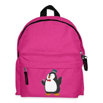 Chant du micro Penguin Singer - Sac à dos Enfant - fuchsia - Devant