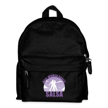 Real Women dance Salsa! Dancer Gift - Kids' Backpack - black - Front