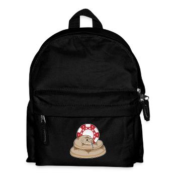 Jetons de poker Snake Poker - Sac à dos Enfant - noir - Devant