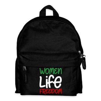 Women Life Freedom Iran Frauen Frau Frauenrechte - Kinder Rucksack - Schwarz - Vorne
