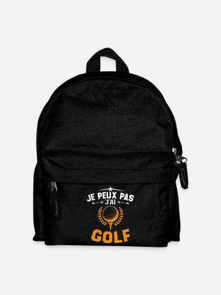 Je Peux Pas J'ai Golf Cadeau Pour Joueur De Golf - Sac à dos Enfant - noir