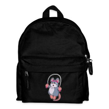 Fitness à la corde à sauter de la corde pour la souris - Sac à dos Enfant - noir - Devant
