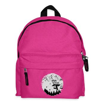 Dans la zone neige - Ski Sports d’hiver - Sac à dos Enfant - fuchsia - Devant