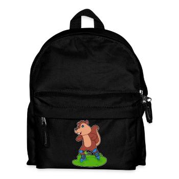 Squirrel Inline skating Inline skates - Kids' Backpack - black - Front