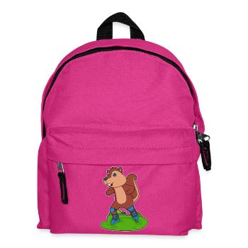Patins en ligne Squirrel Patins en ligne - Sac à dos Enfant - fuchsia - Devant