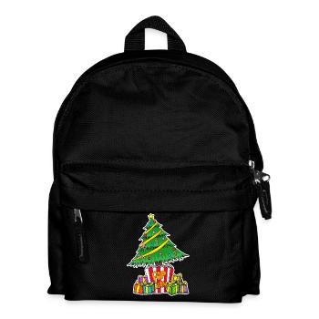 WeihnachtenKino Serie Filme anschauen - Kinder Rucksack - Schwarz - Vorne