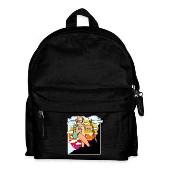 Sloth Mountain Mountains Mountain Peaks - Kids' Backpack - black - Front