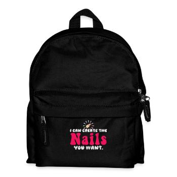 Ich Kreiere Die Nägel, Die Sie Wollen Maniküre - Kinder Rucksack - Schwarz - Vorne