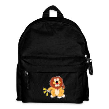 Löwe Nagel - Kinder Rucksack - Schwarz - Vorne
