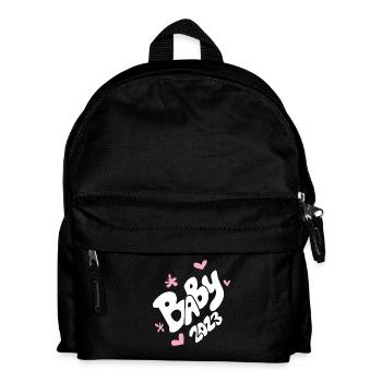 Baby 2023 - Geburt Schwanger 2023 Schwangerschaft - Kinder Rucksack - Schwarz - Vorne