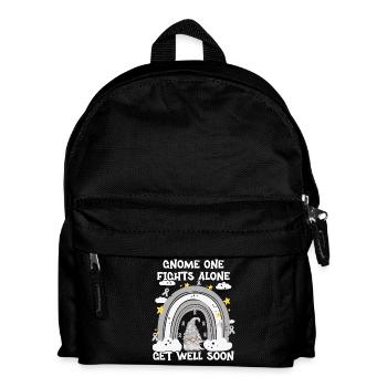 Gnome One Fights Alone Brain Cancer - Kids' Backpack - black - Front