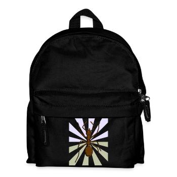 Ameise Weihnachtsgeschenk Geburtstagsgeschenk - Kinder Rucksack - Schwarz - Vorne