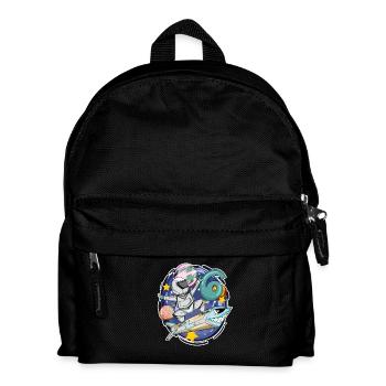 6 Years Young Astronaut Outer Space 6th Birthday - Kids' Backpack - black - Front