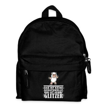 Schaf Schafe - Kinder Rucksack - Schwarz - Vorne