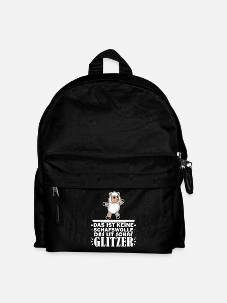 Schaf Schafe - Kinder Rucksack - Schwarz