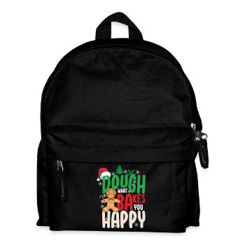 Dough What Bakes You Happy Baking - Kids' Backpack - black - Front