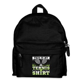 This is my tennis - Kinder Rucksack - Schwarz - Vorne