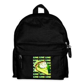Tarte au citron vert clé - Sac à dos Enfant - noir - Devant