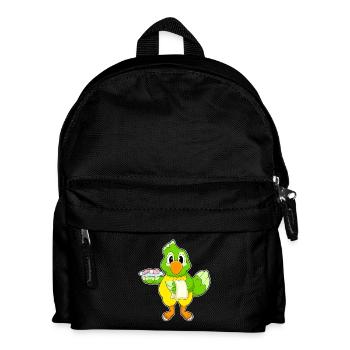 Cuisson du ver de cuisson perroquet - Sac à dos Enfant - noir - Devant