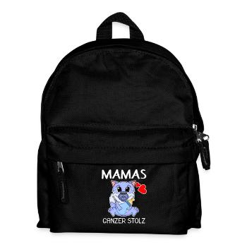 Baby Geburt Schwanger Babyspruch Sprüche - Kinder Rucksack - Schwarz - Vorne