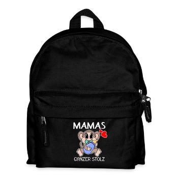 Baby Geburt Schwanger Babyspruch Sprüche - Kinder Rucksack - Schwarz - Vorne