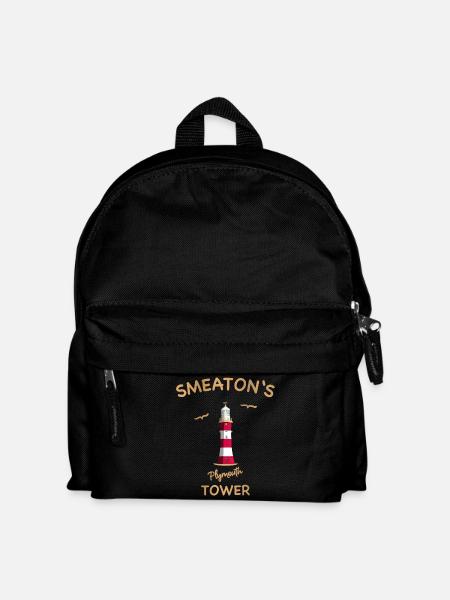 Leuchtturm Plymouth, UK, Smeaton‘s Tower - Kinder Rucksack - Schwarz