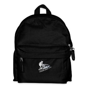 Vintage 1973 Birthday Jet Ski - Kids' Backpack - black - Front