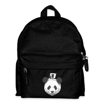 Asien Neujahr Pandabär Bär Glücksbringer China - Kinder Rucksack - Schwarz - Vorne