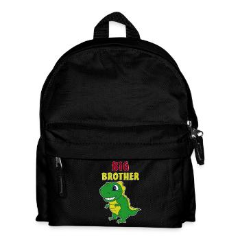 Big brother dinosaur - Kids' Backpack - black - Front