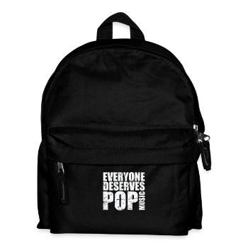 Tout le monde mérite Pop Music Singers Stars - Sac à dos Enfant - noir - Devant