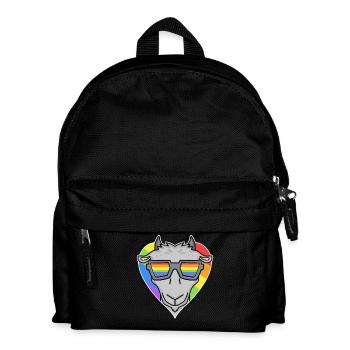 Gay Rainbow Heart Animal Goat - Sac à dos Enfant - noir - Devant