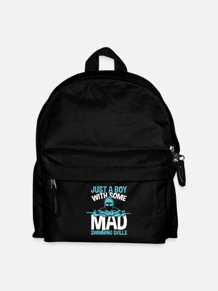 Garçon nageur - Sac à dos Enfant - noir