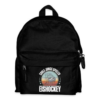 Eishockey  - Kinder Rucksack - Schwarz - Vorne