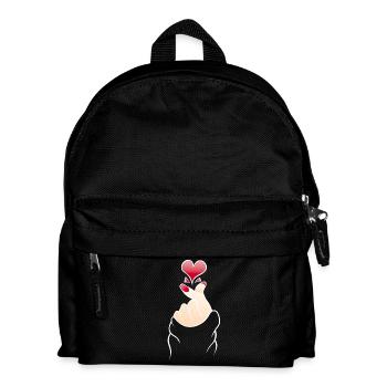 Finger Heart Snap K Pop - Kids' Backpack - black - Front