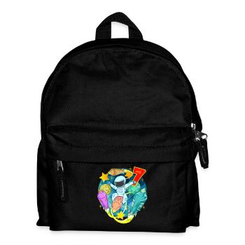 7 ans anniversaire - Sac à dos Enfant - noir - Devant