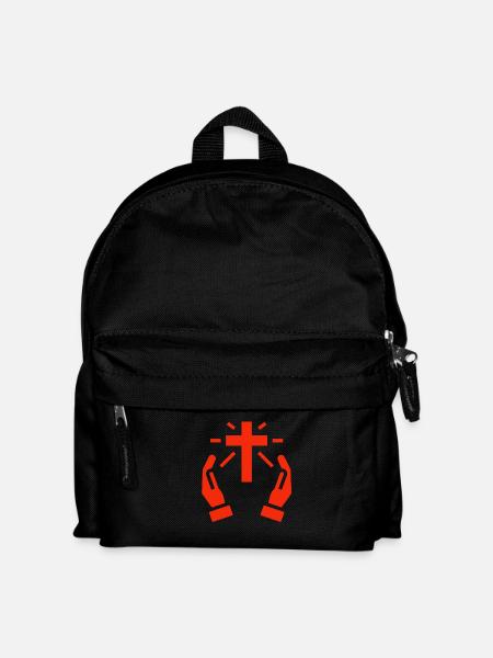 Jésus, Jésus, Jésus chrétien chrétien chrétien - Sac à dos Enfant - noir