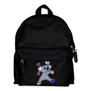 Climbing Koala - Kinder Rucksack - Schwarz - Vorne