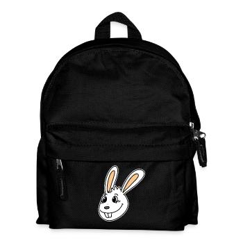 Rabbit Head Animal Head - Kids' Backpack - black - Front