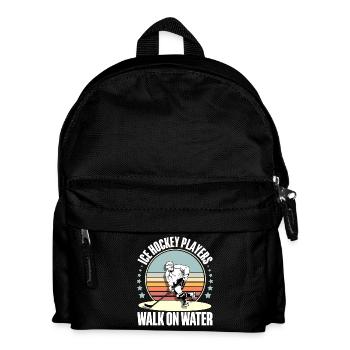 Eishockey - Kinder Rucksack - Schwarz - Vorne
