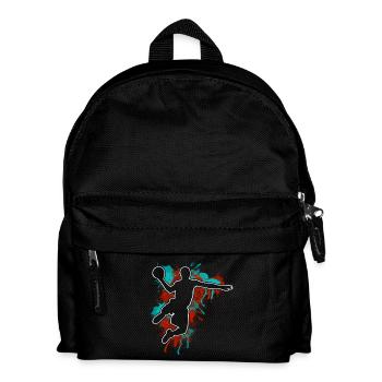 Basketball basketball players - Kids' Backpack - black - Front