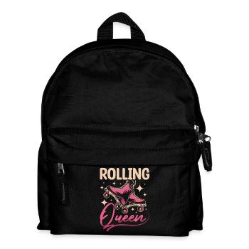 Reine du roller roulant - Sac à dos Enfant - noir - Devant
