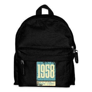 1958 Anniversaire de naissance Année de naissance - Sac à dos Enfant - noir - Devant