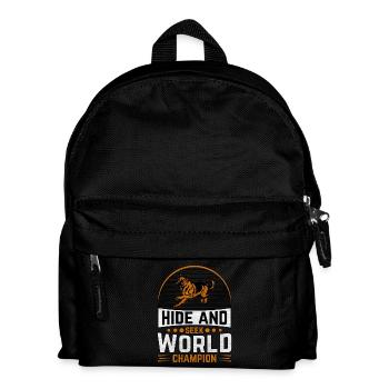 Hide and Seek World Champion - Kids' Backpack - black - Front